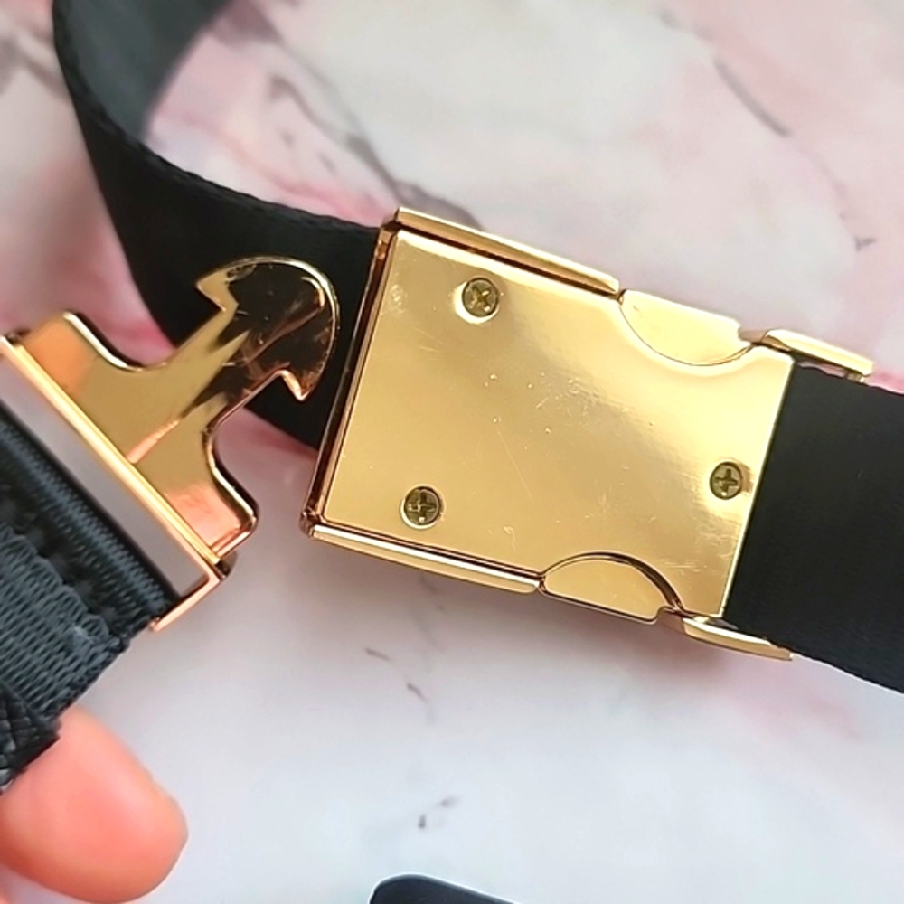 Michael Kors Black and Gold Waist Bag - Picture 6 of 12